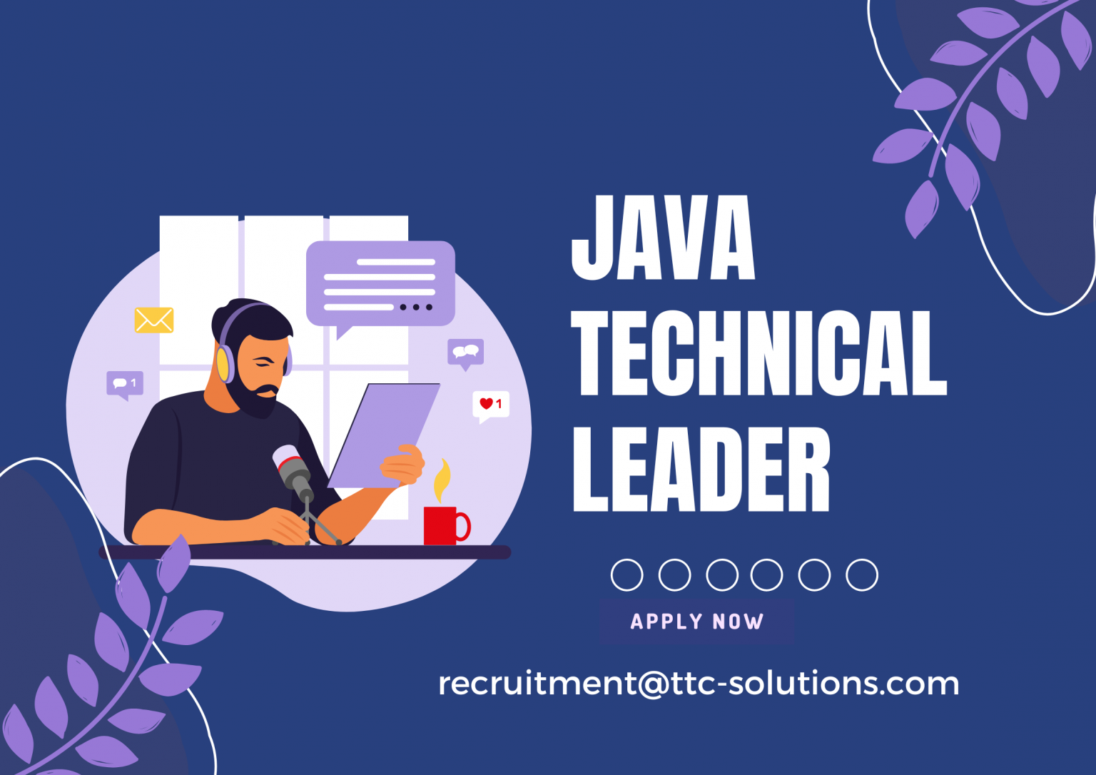 Java Technical Leader/ Senior Developer - TTC Solutions